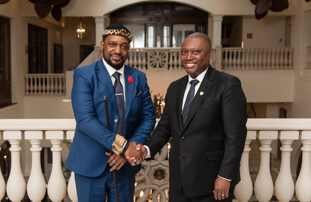 Sim Tshabalala meets King Misuzulu to strengthen KwaZulu-Natal partnership